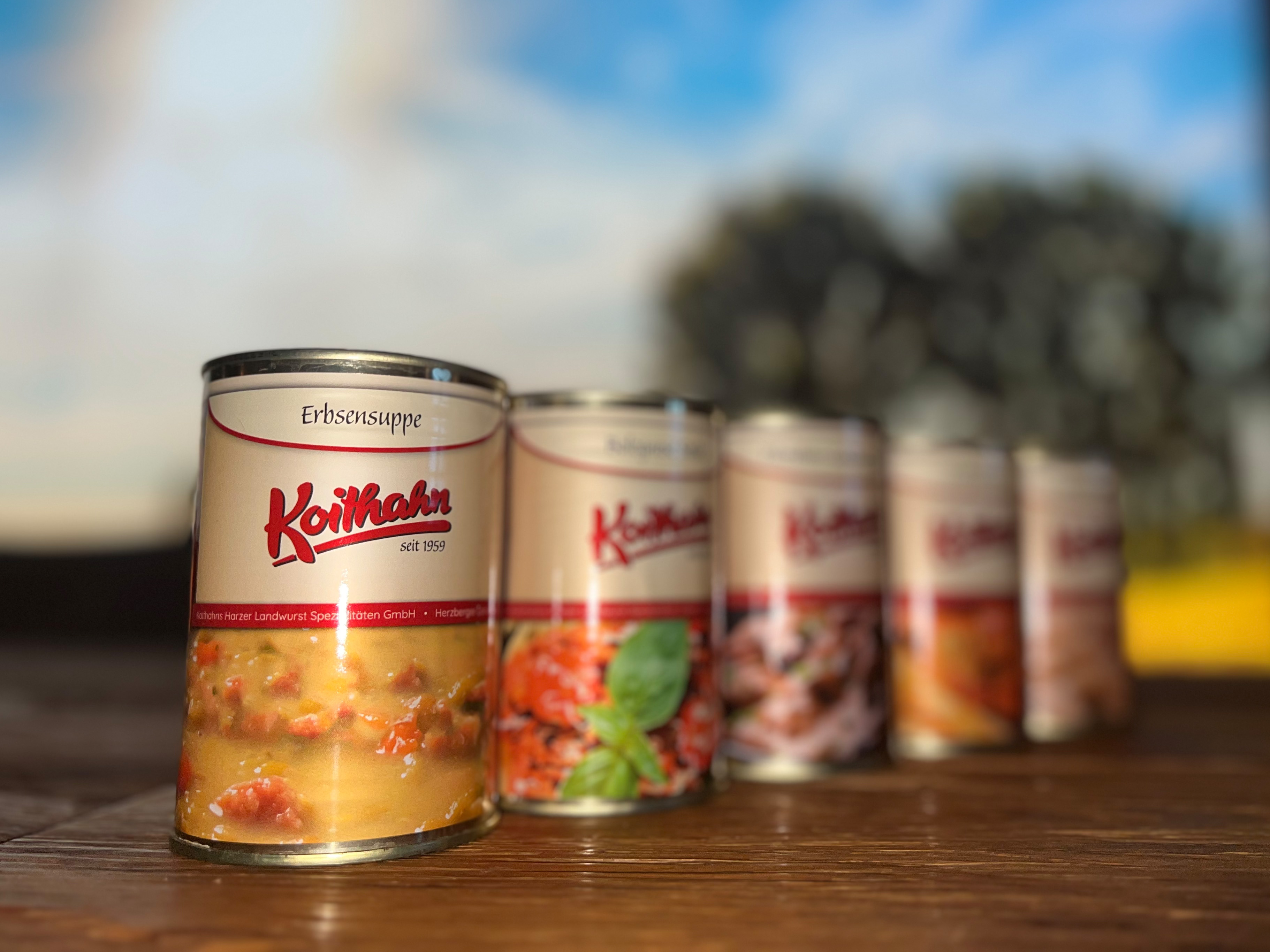 Erbsensuppe in der Dose Erbsensuppe in der Dose