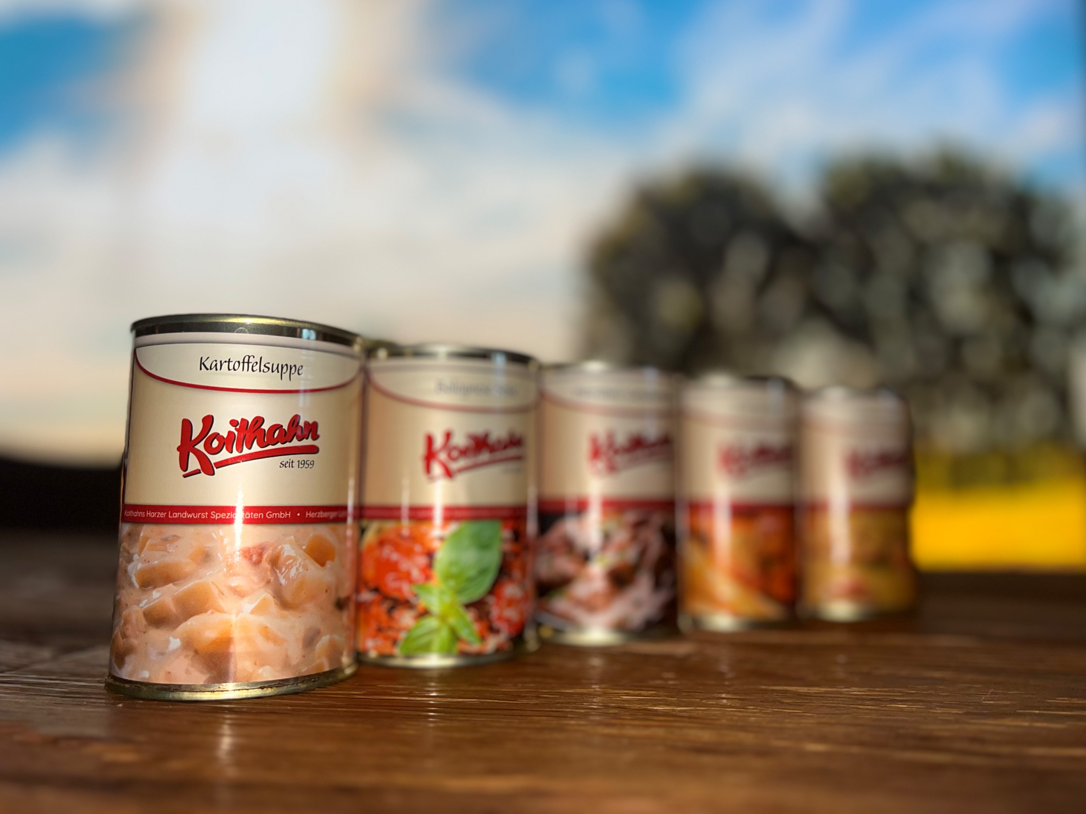 Kartoffelsuppe in der Dose Kartoffelsuppe in der Dose